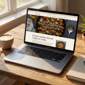 Recipe Blog Post Template Kit