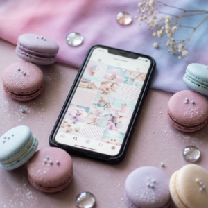 Instagram Grid Layout Templates (9 styles)