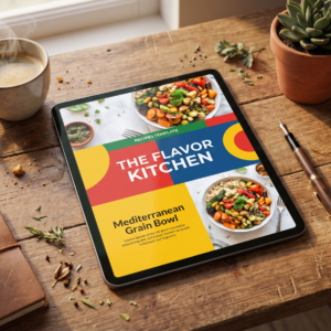 Recipe eBook Template - Bold & Colorful