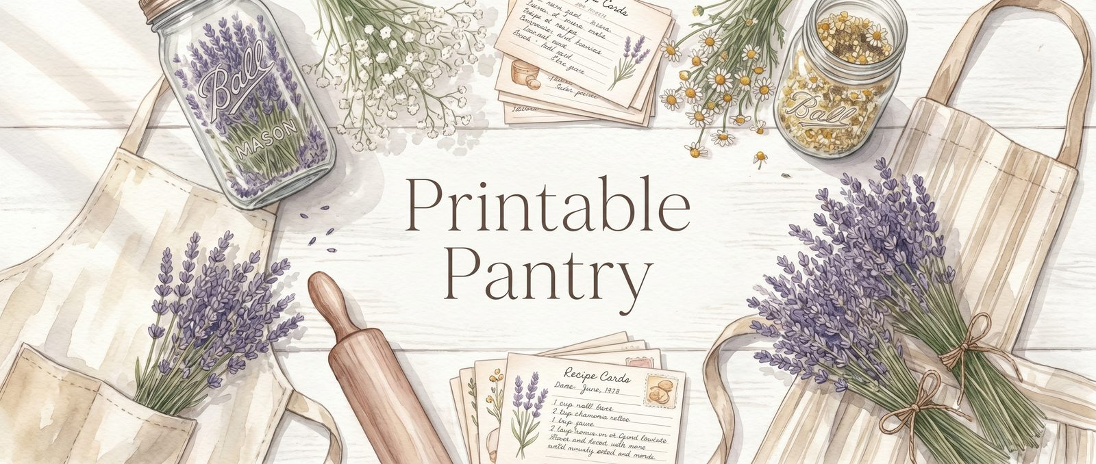 Printable Pantry