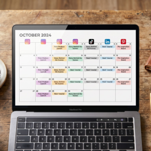 Social Media Content Calendar Template