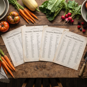 Seasonal Produce Guide Set